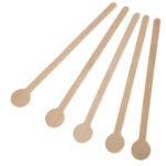Fiesta Compostable biologisch abbaubare Cocktailrührer aus Holz 15cm (100 Stück) – Bild 5