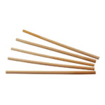 Sier Einwegprodukte Gerade Strohhalm aus Schilfrohr ø 6-8 mm / 25cm (50 Stück) – Bild 2