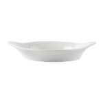 Olympia Whiteware runde Gratinschalen weiß 15,6 x 12,6cm (6 Stück)