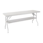 Vogue klappbarer Arbeitstisch aus Edelstahl 1830x610x780 – Bild 2