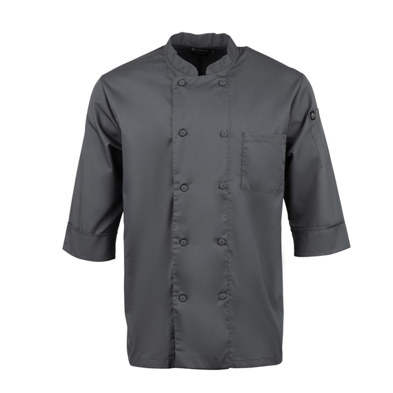download_3pfb-8v.jpg Chef Works Unisex-Kochjacke Grau L – Bild 1