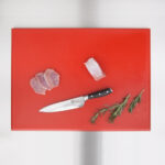 Hygiplas extra großes Schneidebrett mit hoher Dichte rot – Bild 6