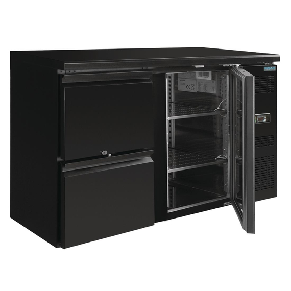 download_3tac-tf.jpg Polar Serie U Barkühlschrank 1-türig mit 2 Schubladen – Bild 1