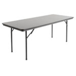 Bolero rechteckiger Klapptisch grau 183cm