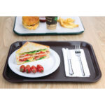 Olympia Kristallon Fast-Food-Tablett braun 41,5 x 30,5cm – Bild 5