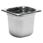 Gastro M Edelstahl GN-Behälter 15cm GN1/6