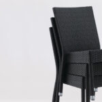 Bolero Rattanstühle anthrazit (4 Stück) – Bild 6