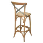 Bolero Barhocker aus Holz mit Rückenlehne – Bild 2