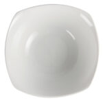 Olympia Whiteware abgerundete quadratische Schalen 22cm (12 Stück) – Bild 3