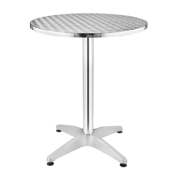 download_4f6f-jd.jpg Bolero Stahl und Aluminium Runder Bistrotisch 800mm – Bild 1