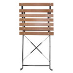 Bolero klappbare Terrassenstühle Holzimitat (2 Stück) – Bild 3
