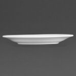 Olympia Whiteware Teller mit breitem Rand 16,5cm (12 Stück) – Bild 2