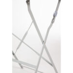 Bolero Perth Grau Gehweg Stil Stahl Tisch Quadratisch 600mm – Bild 5