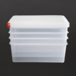 Araven Polypropylen 1/1 Gastronorm Lebensmittel-Aufbewahrungsbox 28Ltr (4 Stück) – Bild 4