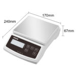 Vogue Elektronische Waage 10kg – Bild 6
