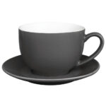 Olympia Cafe Cappuccinotassen grau 34cl (12 Stück)