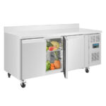Polar Serie U 3-türiger Edelstahlgefrierschrank mit Spritzschutz 417Ltr – Bild 3
