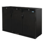 Polar G-Serie 900 mm Barkühler mit Drei Türen 330L Schwarz – Bild 2