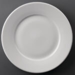 Olympia Athena runde Teller mit breitem Rand 25,4cm (12 Stück) – Bild 5