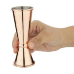 Olympia Barmaß / Jigger mit Kupferfinish 2,5/5cl – Bild 5