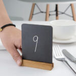 Olympia Mini Elegante Tischtafel 100(H) x 80(B)mm (4 Stück) – Bild 5