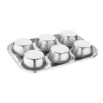 Vogue tiefes Muffinblech 6 Muffins – Bild 2