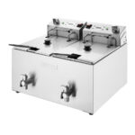 Buffalo Doppelfritteuse mit Timer 2x8Ltr – Bild 4