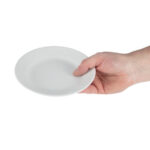 Olympia Whiteware Teller mit breitem Rand 16,5cm (12 Stück) – Bild 6