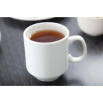 Olympia Whiteware stapelbare Becher 28,4cl (12 Stück) – Bild 7