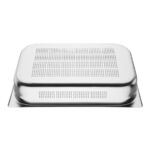 Vogue GN-Behälter Edelstahl 10cm GN1/1 gelocht – Bild 6