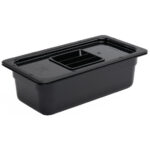 Vogue GN-Behälter GN1/3 schwarz 100mm – Bild 3
