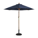 Bolero runder Sonnenschirm dunkelblau 2,5m