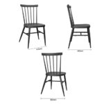 Bolero Windsor Aluminium-Stühle, Schwarz, 4 Stück – Bild 5