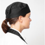 Nisbets Essentials Kochmütze schwarz - Einheitsgröße (2 Stück) – Bild 4