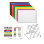 Hygiplas extra dickes Schneidebretter Set inklusive Ständer und Poster – Bild 3