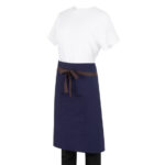 Southside Baumwoll-Canvas-Bistro-Schürze Marineblau – Bild 7