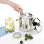 Eiseimer mit Deckel und Zange 1,23L – Bild 7