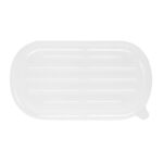 Fiesta Recyclable PET-Deckel für Bagasse-Ovalbehälter (100 Stück) – Bild 3