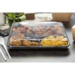 Recycelbare Bento-Boxen von Faerch nur Basis 263 x 201 mm (90 Stück) – Bild 8