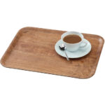 Cambro Madeira Laminat Kantinentablett Olivbraun 430mm – Bild 4