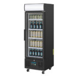 Polar G-Serie Standkühlschrank mit Display 218Ltr Schwarz – Bild 4