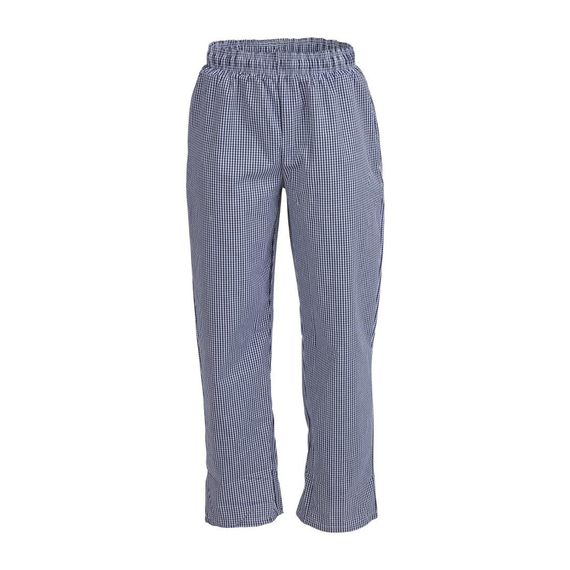 download_5t8v-ls.jpg Whites Unisex Kochhose Vegas blau weiß kleinkariert S – Bild 1