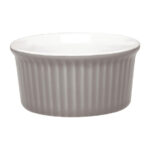 Olympia Pastel Auflaufförmchen grau 14,5cl (12 Stück)