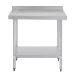 Vogue Arbeitstisch mit Aufkantung und Regalboden 90 x 70cm – Bild 4