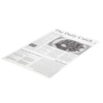 Wachspapier Zeitungsdruck 27 x 42cm (500 Stück) – Bild 3