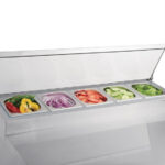 Polar Serie G Pizzakühltisch Saladette 2-türig 254L – Bild 10