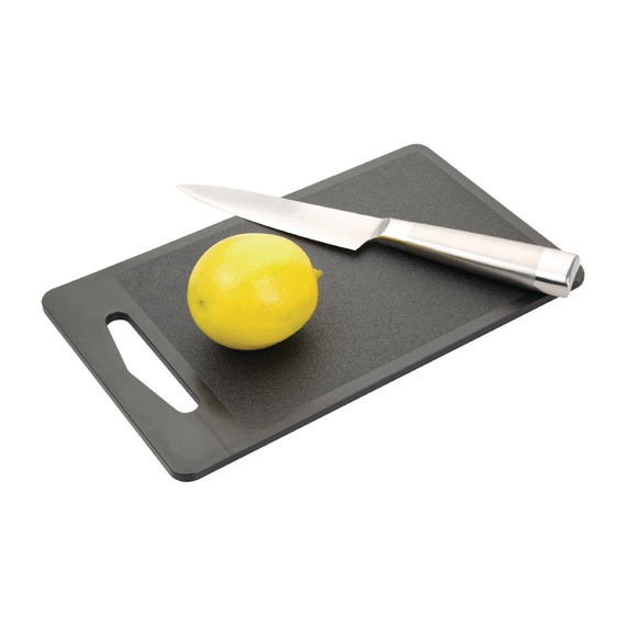 download_6fdl-0s.jpg Hygiplas rechteckiges Bar Schneidebrett schwarz 25,5cm – Bild 1