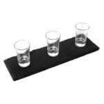 Olympia rechteckige Servierplatte aus Schiefer 30 x 10cm (4 Stück) – Bild 10