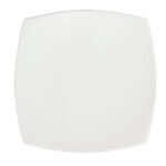 Olympia Whiteware abgerundete quadratische Teller 24cm (12 Stück) – Bild 2