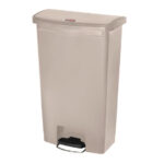 Rubbermaid Slim Jim Front Step Pedaleimer beige 68L – Bild 2